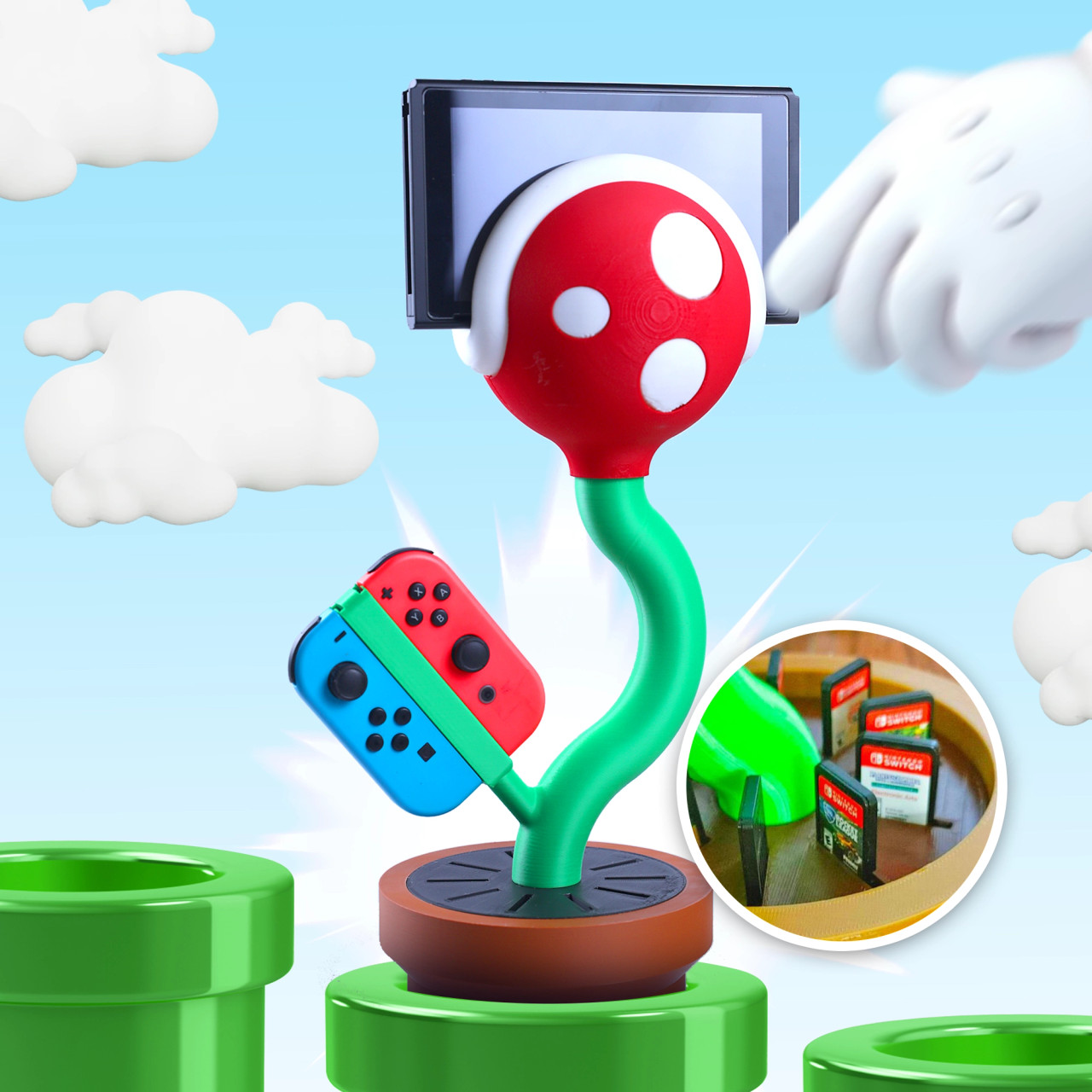 Hobby Express Piranha Plant De - Gaming Console Design avaliação e preço
