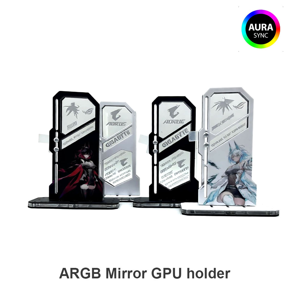 DIY Mirror VGA Holder ARGB Gam - Gaming Card Holder avaliação e preço