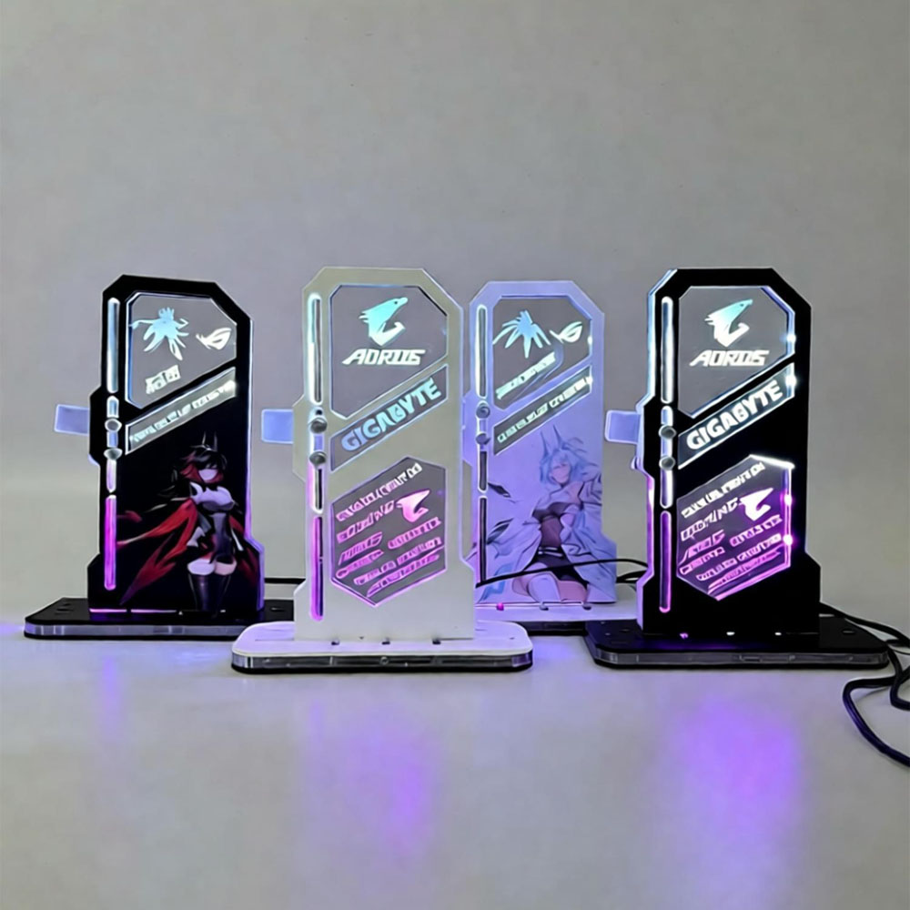 DIY Mirror VGA Holder ARGB Gam - Gaming Card Holder avaliação e preço