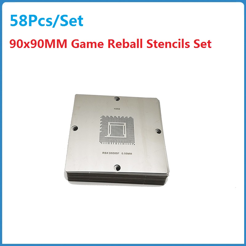58Pcs/Set 90x90MM Game Stencil - Gaming Console Xbox 360 avaliação e preço